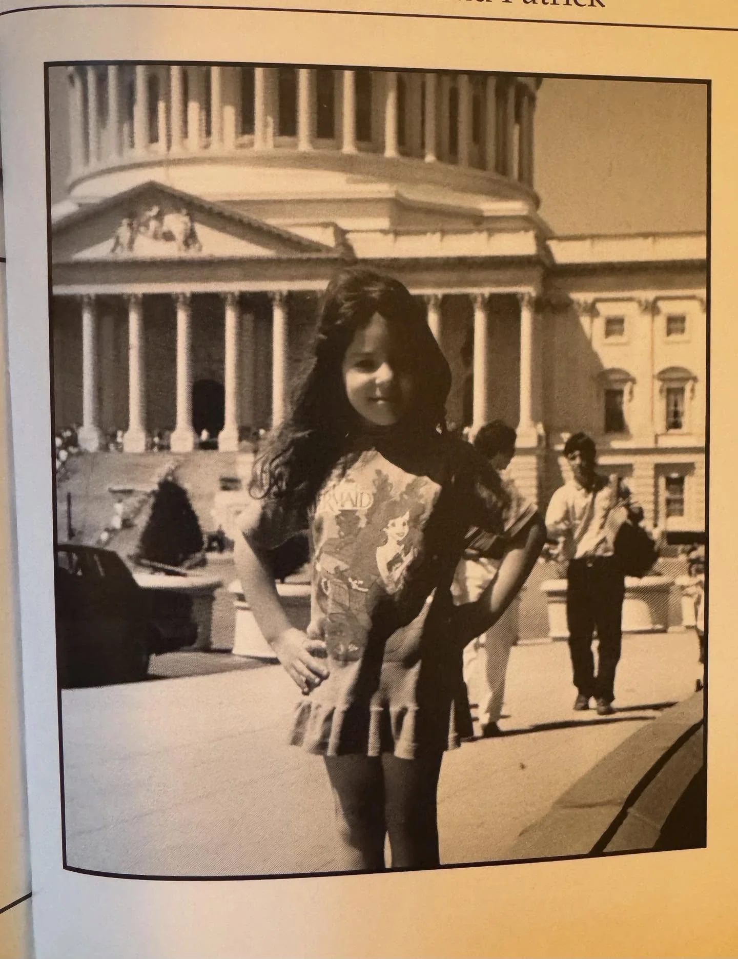 Is this a real photo of me in Washington, DC as a child? Yes. Did I know then that one day I would grow up to be the 2005 Needham High School Class President? Also, yes. You have to shoot for the moon so even if you miss you&rsquo;ll be among the sta