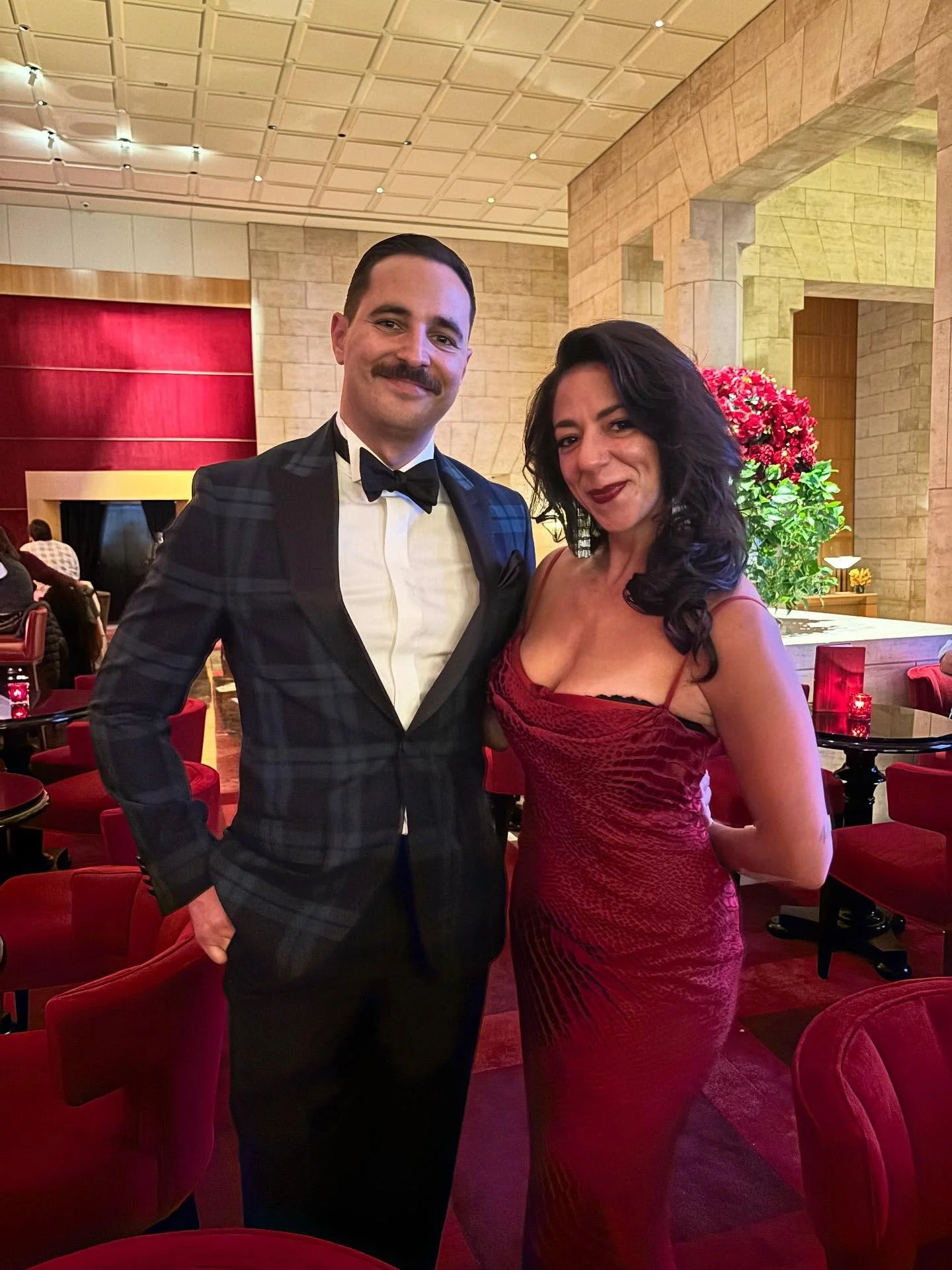 A perfect night to celebrate the perfect Harris + Blanton ❤️✨💍 

And some answers to the questions I know you have:
- Yes, the noir drama hitting CBS this fall will be starring me, @lbcnu and @timgrady43 
- No, illicit drugs were not done in the che