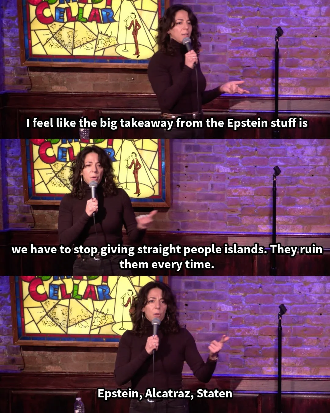 Can Mamdani make this happen 🏝️ #epstein #epsteinisland #alcatraz #staten #fire