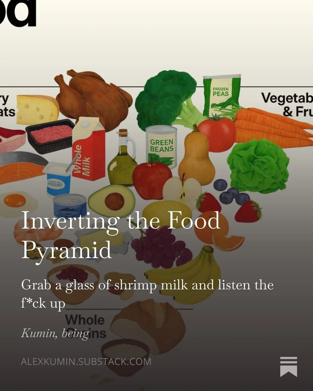 Red meat 🥩 finally claiming its rightful place at the very top of the food pyramid, or should we say&hellip;food tornado?🌪️