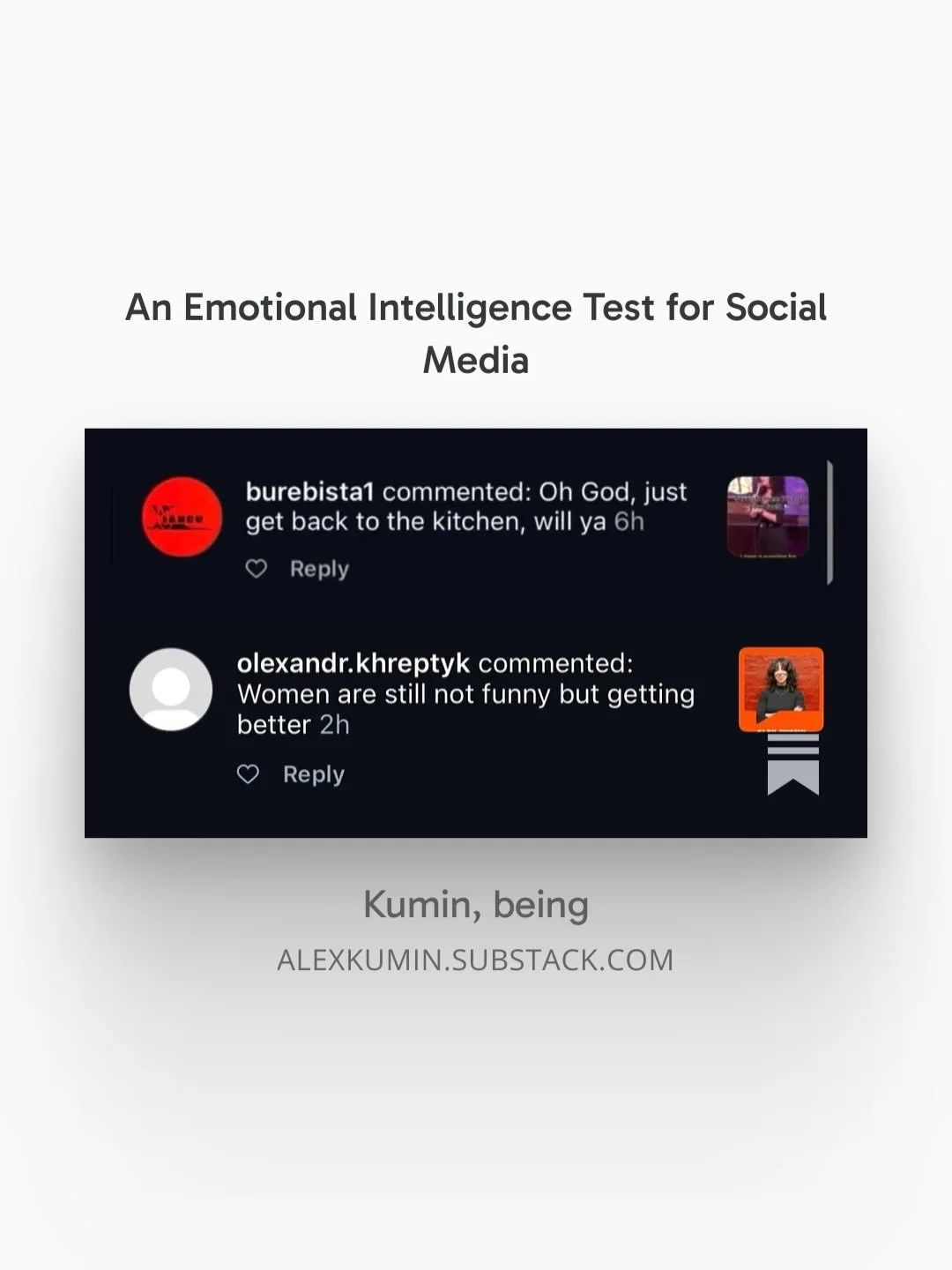 Head on over to the stack to read this week&rsquo;s essay! People online are pure trash! #substack #socialmedia #emotionalintelligence