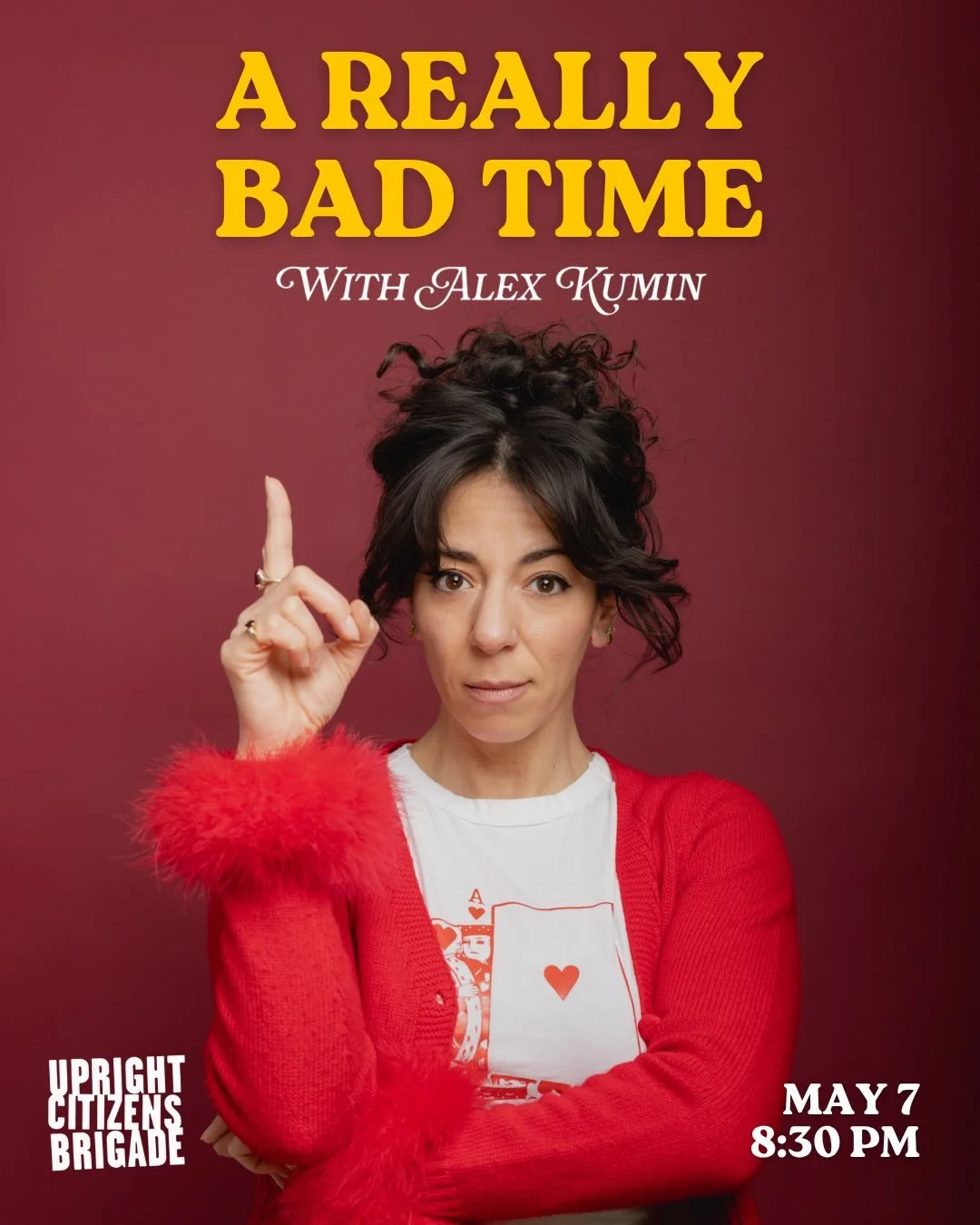 NYC! It&rsquo;s time for a Really Bad Time! 

Running the solo show at UCB May 7th at 8:30. It&rsquo;s a dark comedy about connection, shame, and navigating rough patches. If any of that is up your alley, grab a ticket (link in bio) and let&rsquo;s p