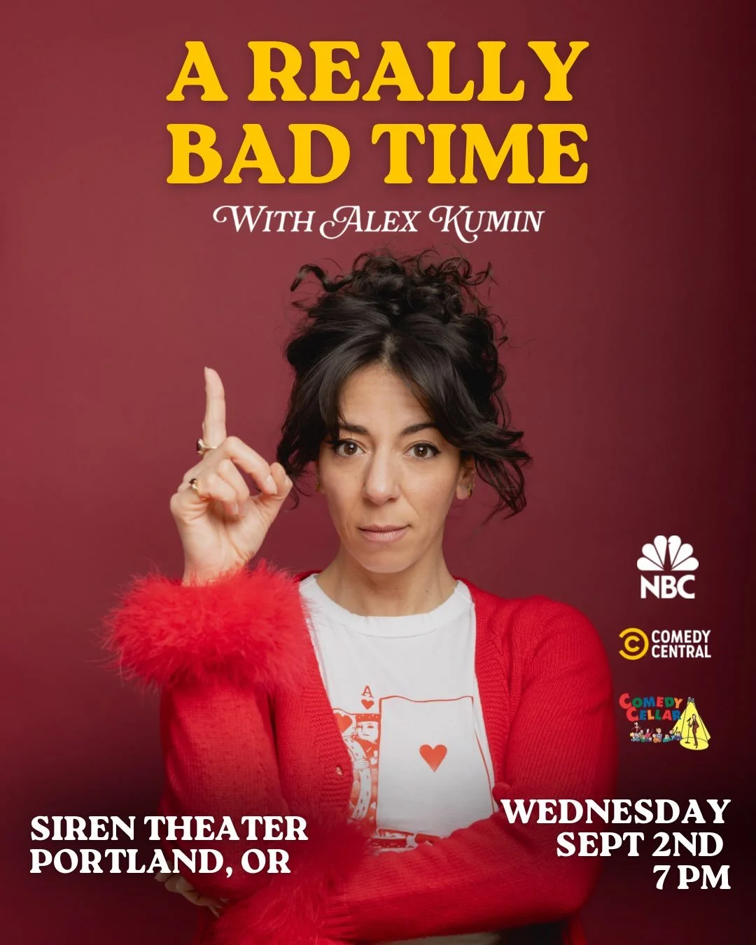 Portland! Coming back your way to run the solo show in September at the greatest @sirentheater 🤘🏼 tix in bio - one night only!