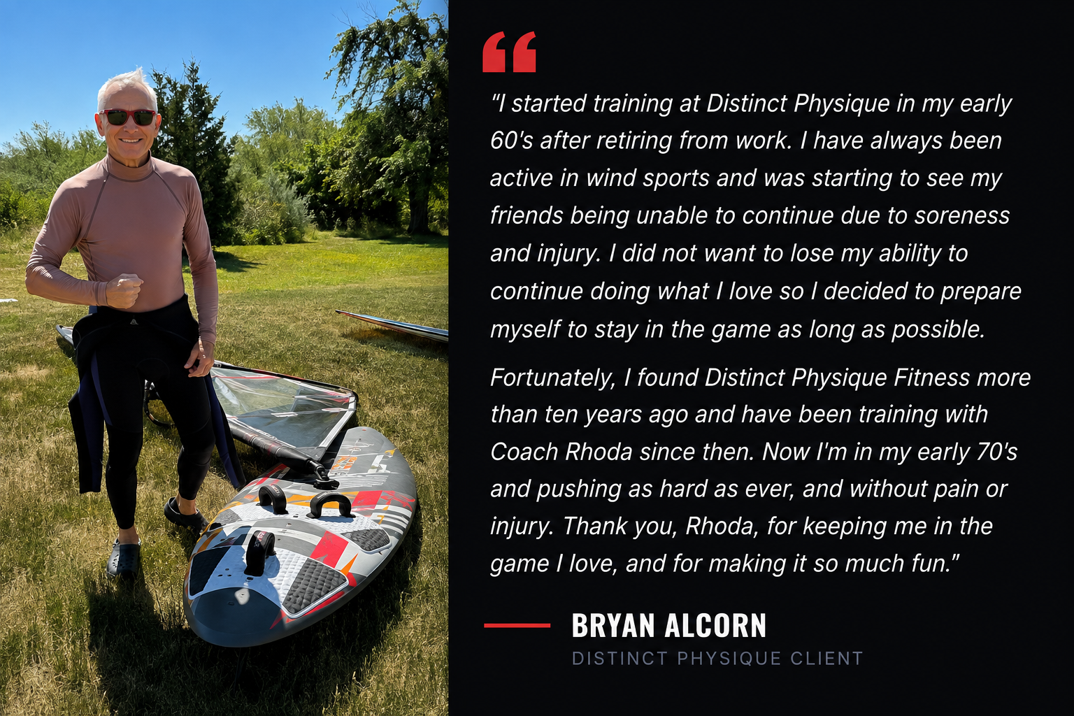 "Client fitness transformation at Distinct Physique Fitness Sacramento"