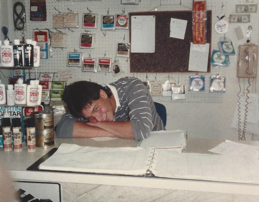  Sept 1986 - Brad Mattes, one of the first employees of Steve  