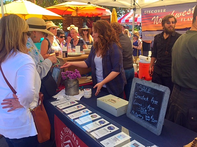 Mt. Townsend Creamery at the 4th Annual Port Townsend Artisan Food Festival. 
