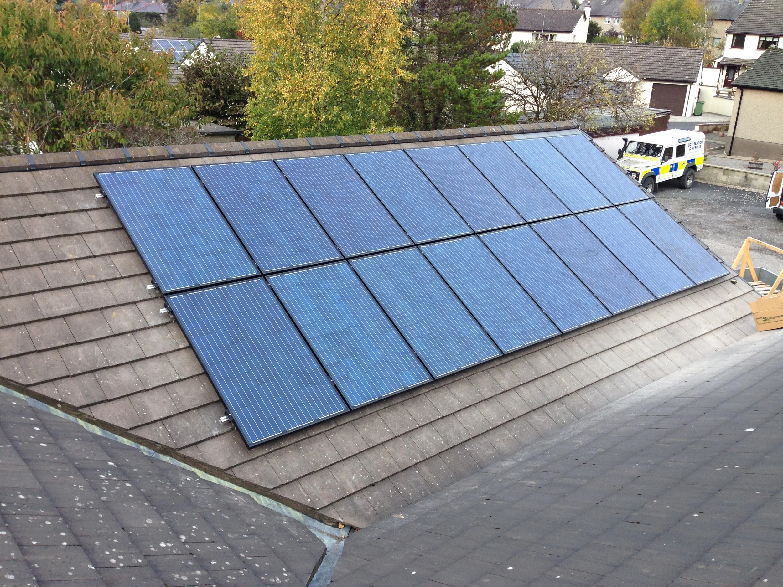 Solar panels are long-lasting and require little upkeep.