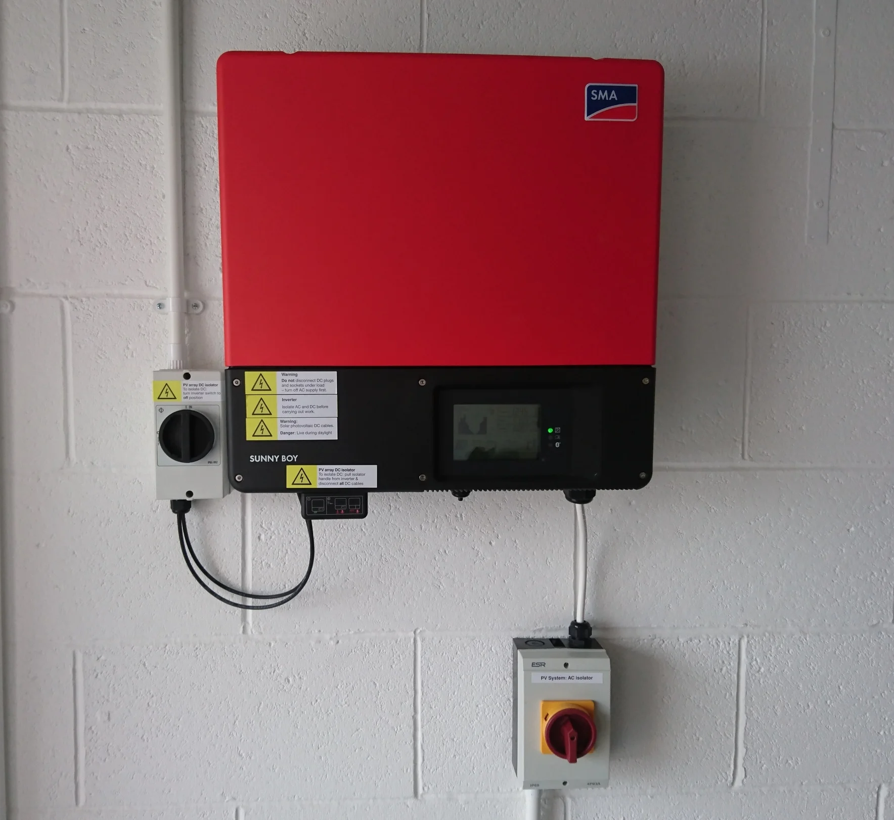 (figure 2) Glowsolar inverter installation