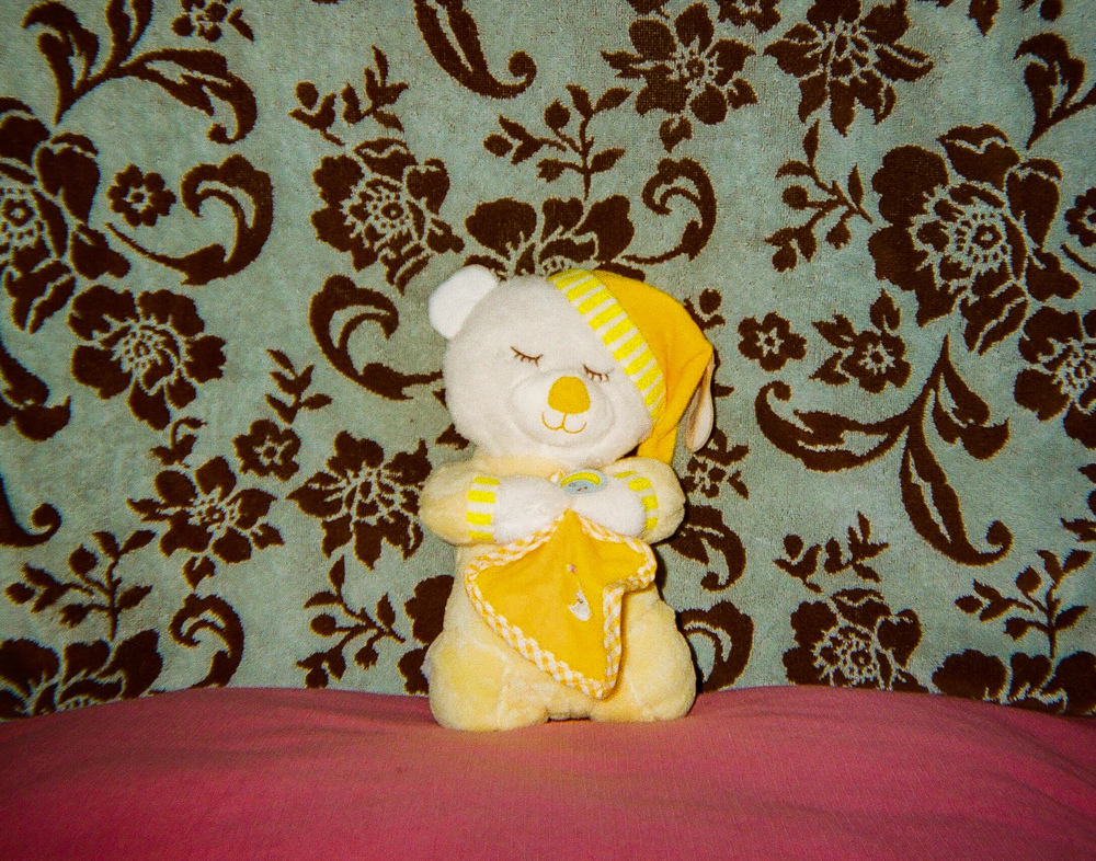 Prayer Bear by Leslie Broome "I was trying to take pictures of things I see on a daily basis and I really value him. It was a gift. Prayer is a big part of my life. He has a button that says, ‘now I lay me down to sleep,’ when you push it. I know my prayers are being answered. Anything outside of God’s will isn’t going to work anyway.”