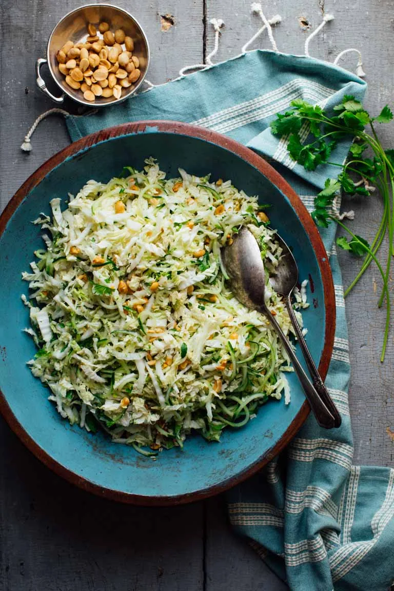 Cucumber and Napa Cabbage Coleslaw