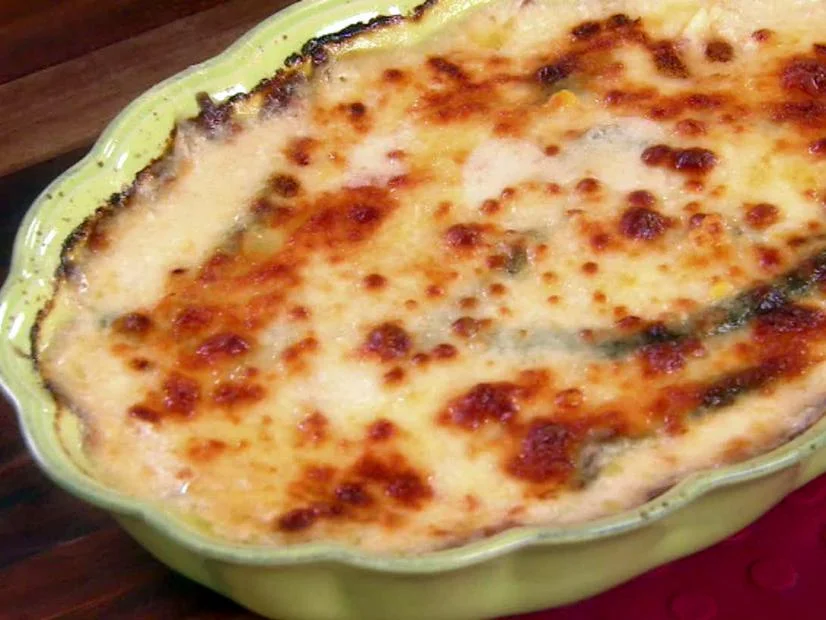 Potato and Poblano Gratin