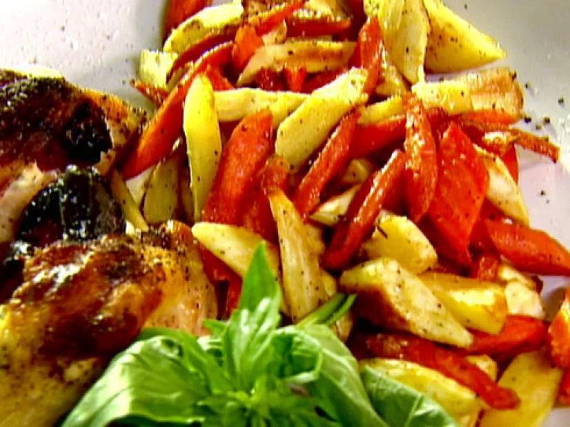 Roasted Parsnips and Carrots