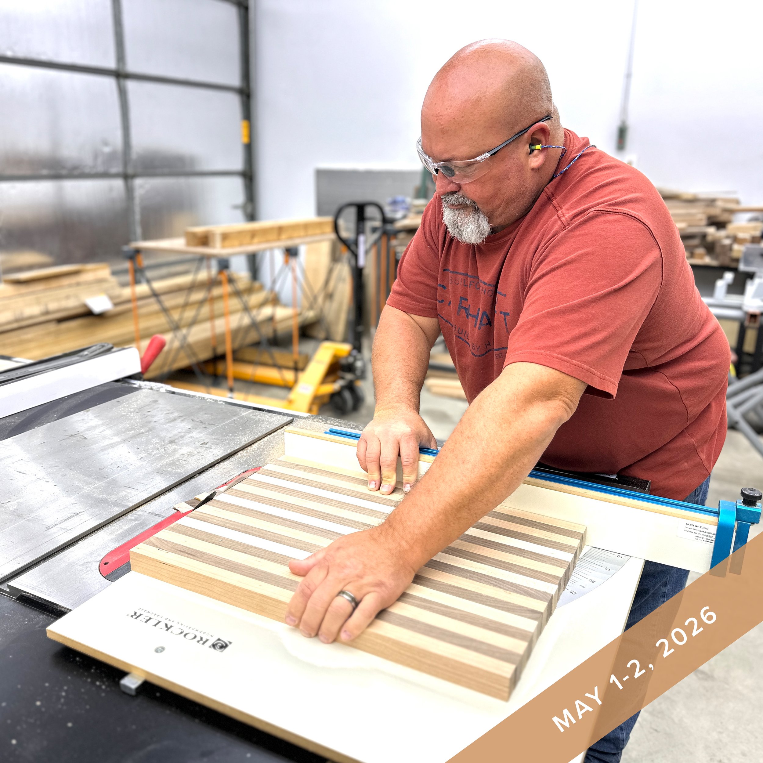 Cutting Board Class - May 1-2, 2026