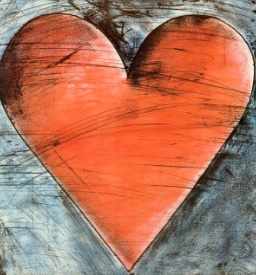 Artist Jim Dine - Philadelphia Heart