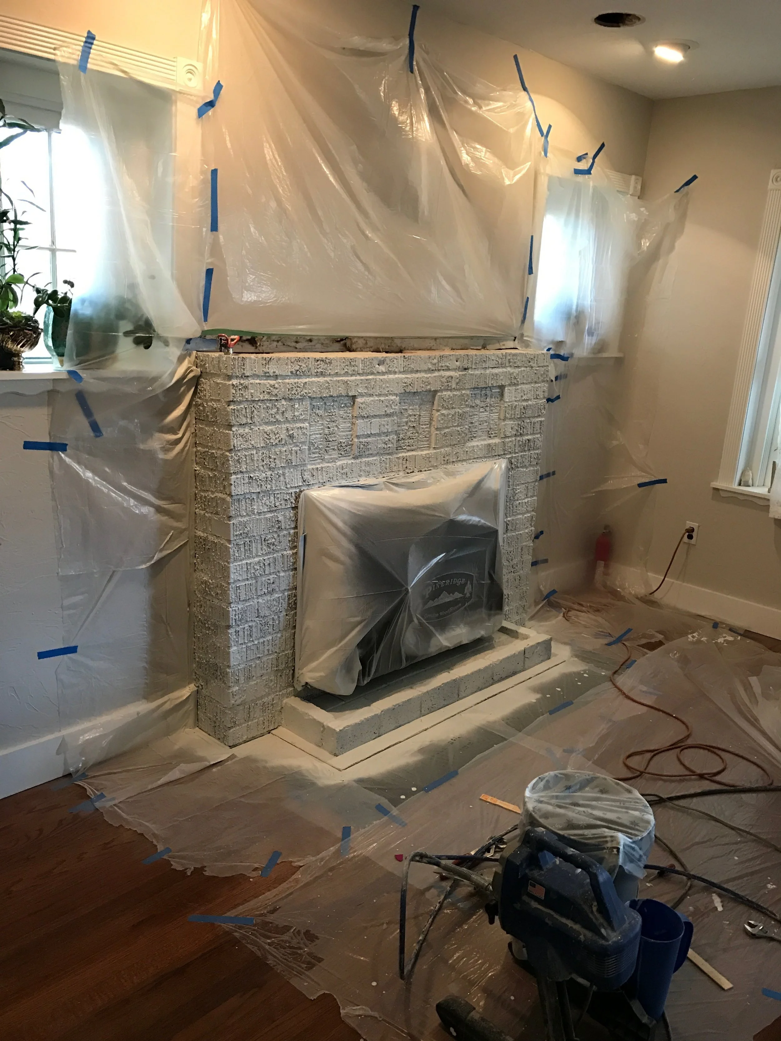 First coat.