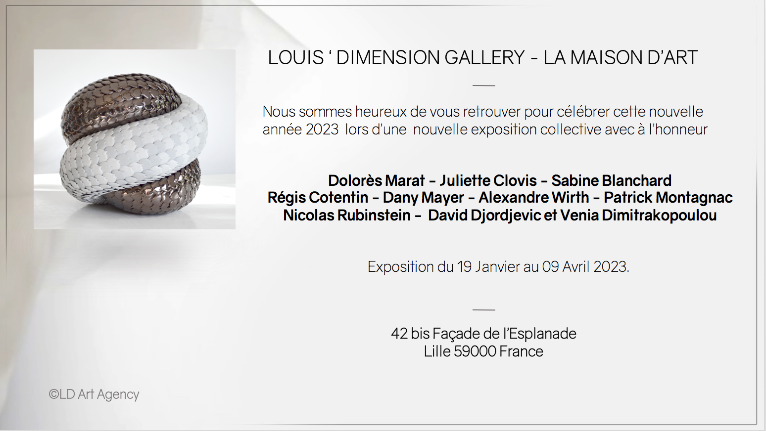 Exposition Collective La Maison d'Art Lille