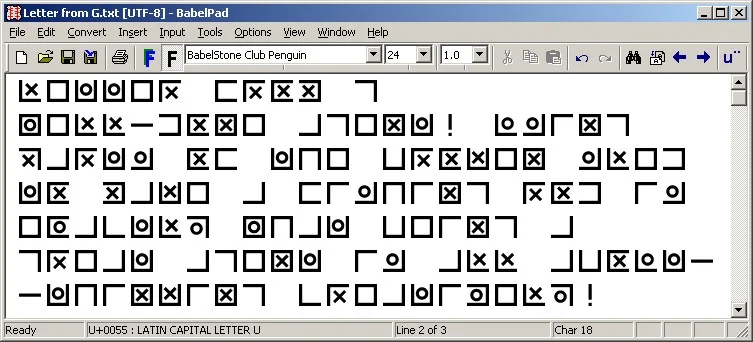 Source: http://www.babelstone.co.uk/Fonts/Images/ClubPenguin.jpg