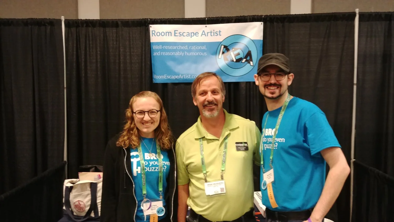 Brian Vinciguerra (middle) is a retired Marine and is the co-founder and chief marketing officer of Cracked it! Escape Games in Jacksonville, North Carolina. 