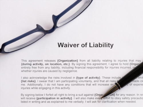 Use a waiver to minimize liability in your escape room