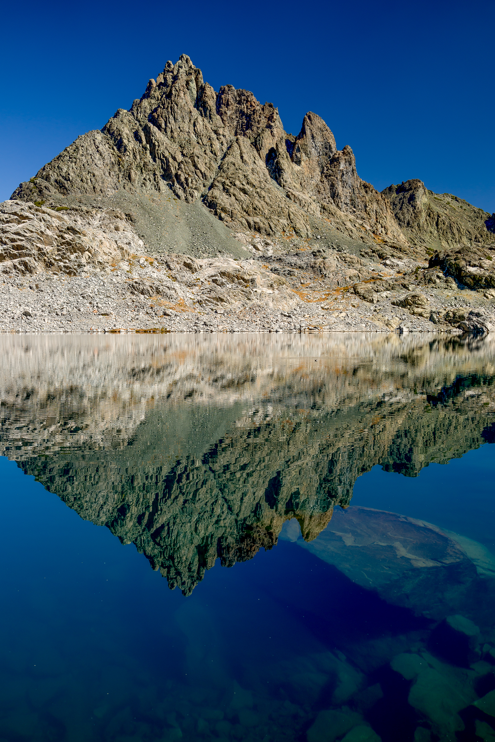 Minaret, Cecile and Iceberg Lakes, California