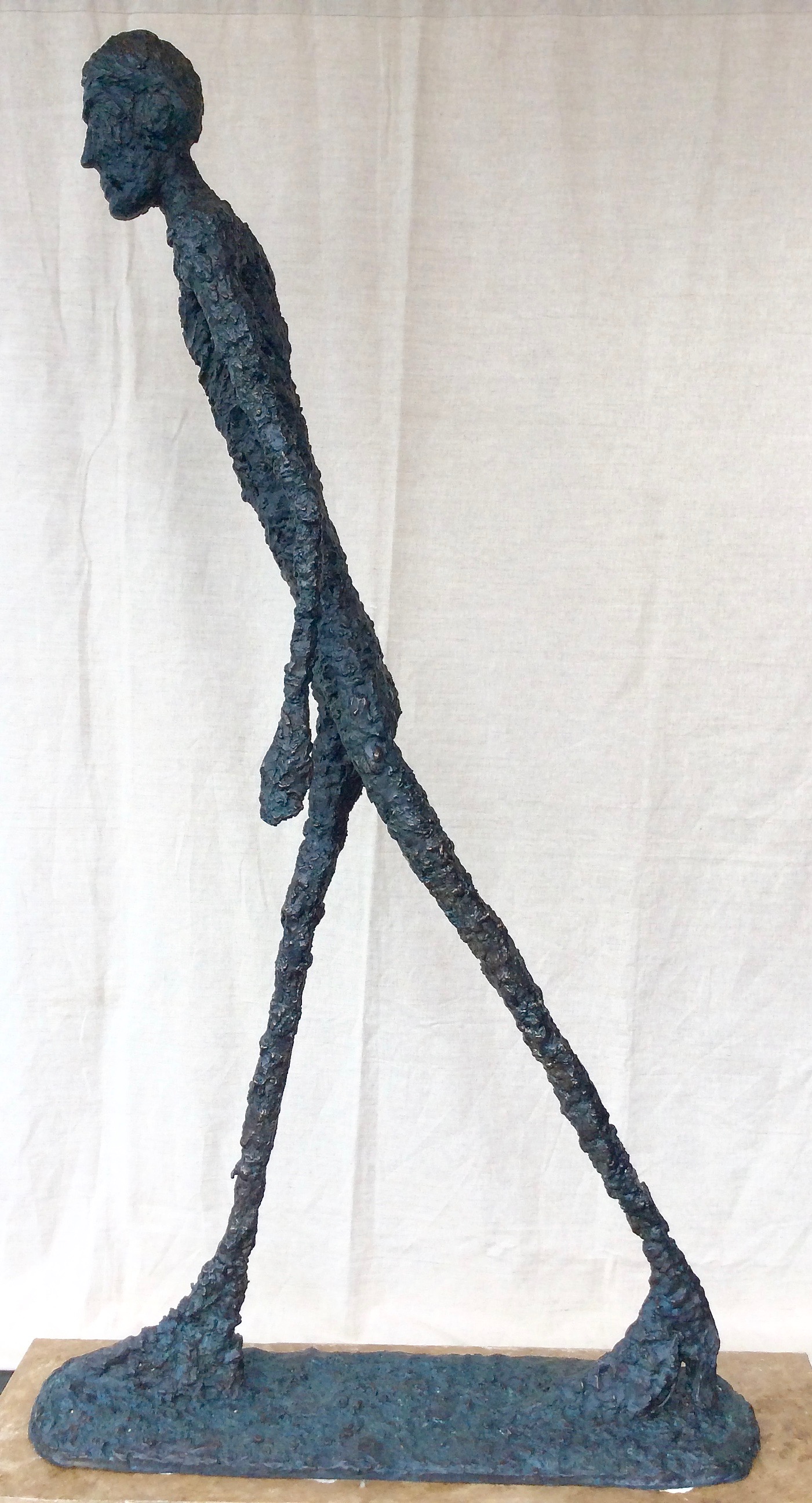 "ATUNIS" sculpted by Elizabeth Ortiz created for the "HOMAGE À GIACOMETTI SERIES".