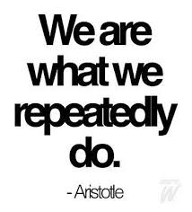 Aristotle's famous quote with a huge relevance to work related injuries.