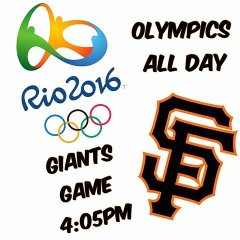 Saturdays at the Rock - Rio 2016 Olympics / Giants vs. Nationals 4:05pm