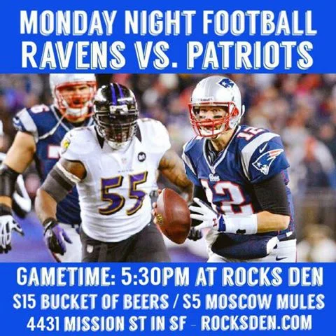 Monday Night Football - Ravens vs. Patriots