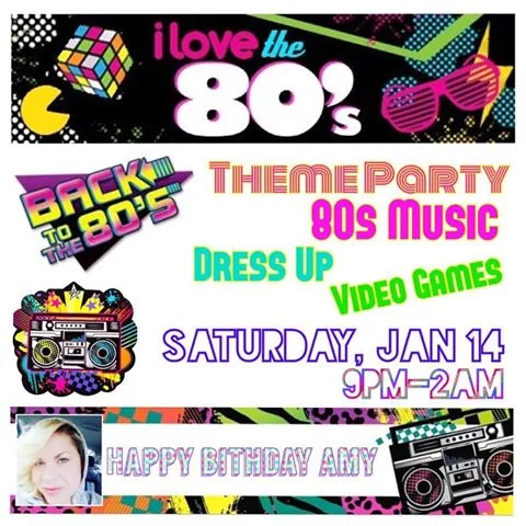 I Love The 80s Theme Party