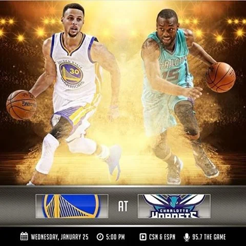 Warriors vs. Hornets at 5pm