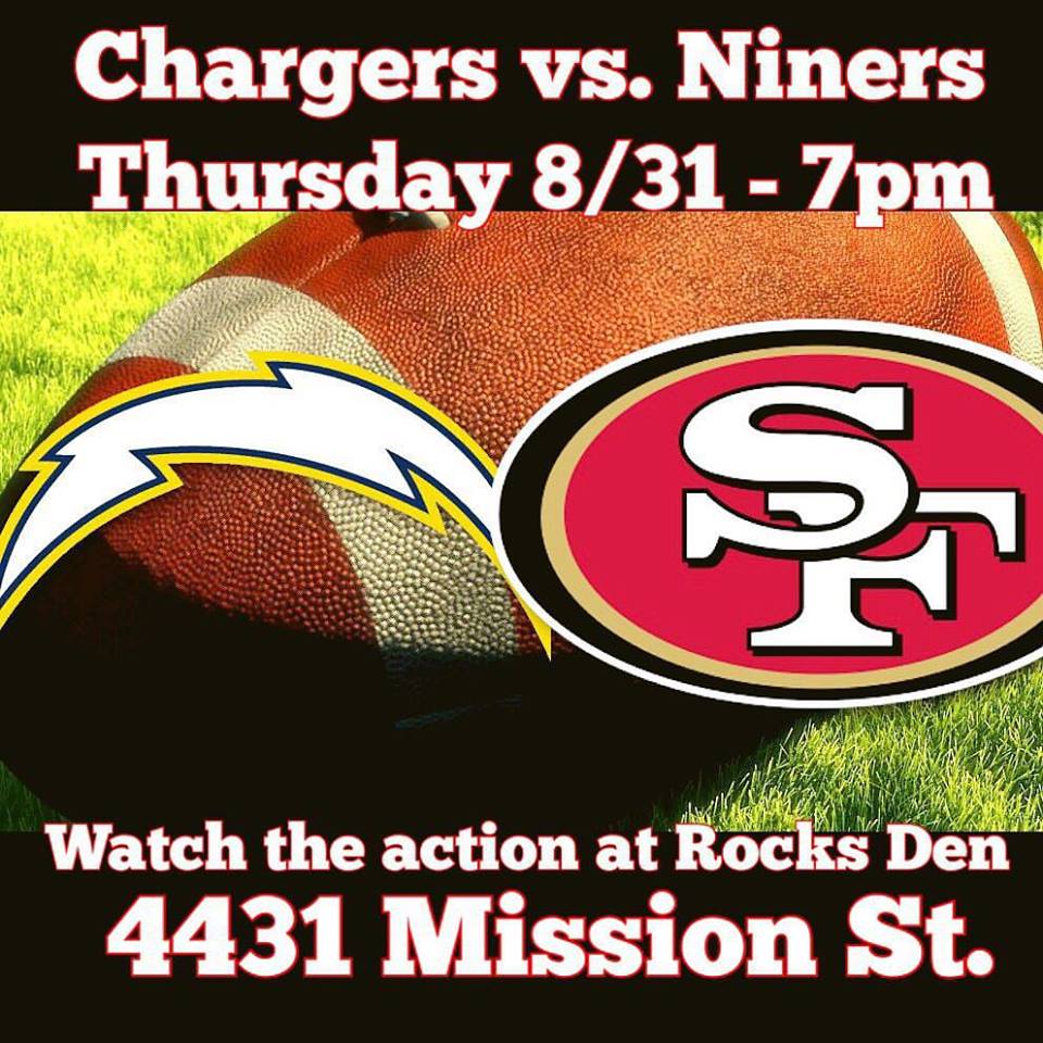 Chargers vs. Niners preseason game