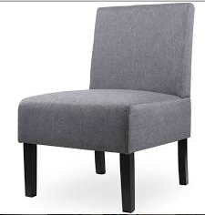 Gray slipper chair (2) - $35/each