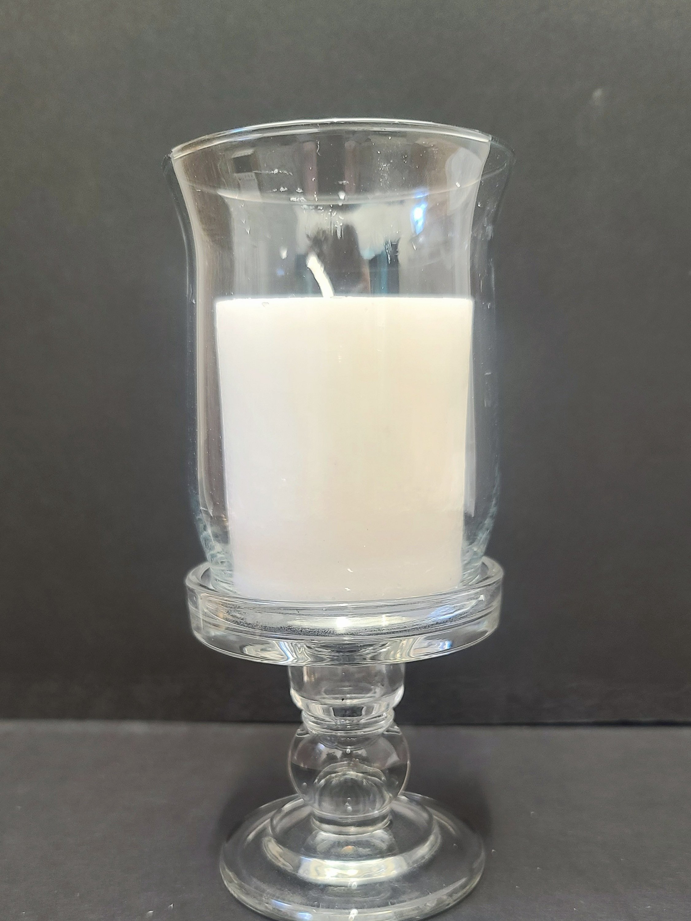 7" pillar candle with pedestal (36) -$7