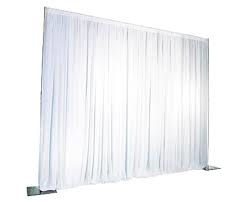7ftx8ft Pipe and Drape (white) Backdrop (1)- $100