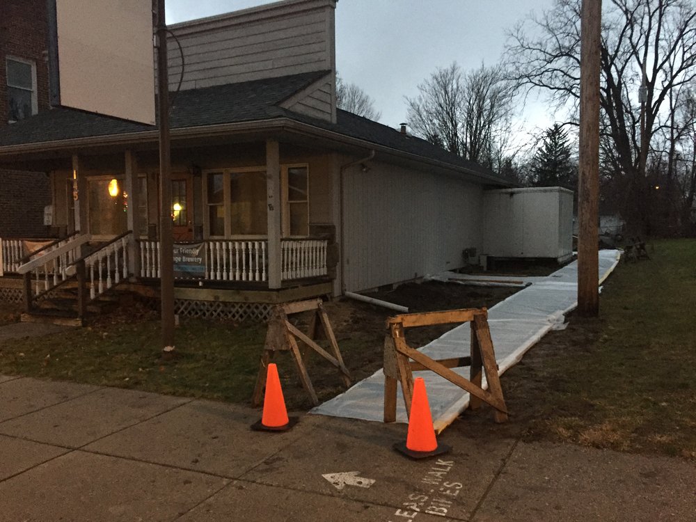 New Sidewalk Poured!