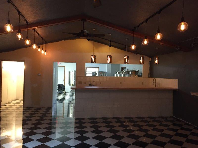 More lights! And THE BAR!
