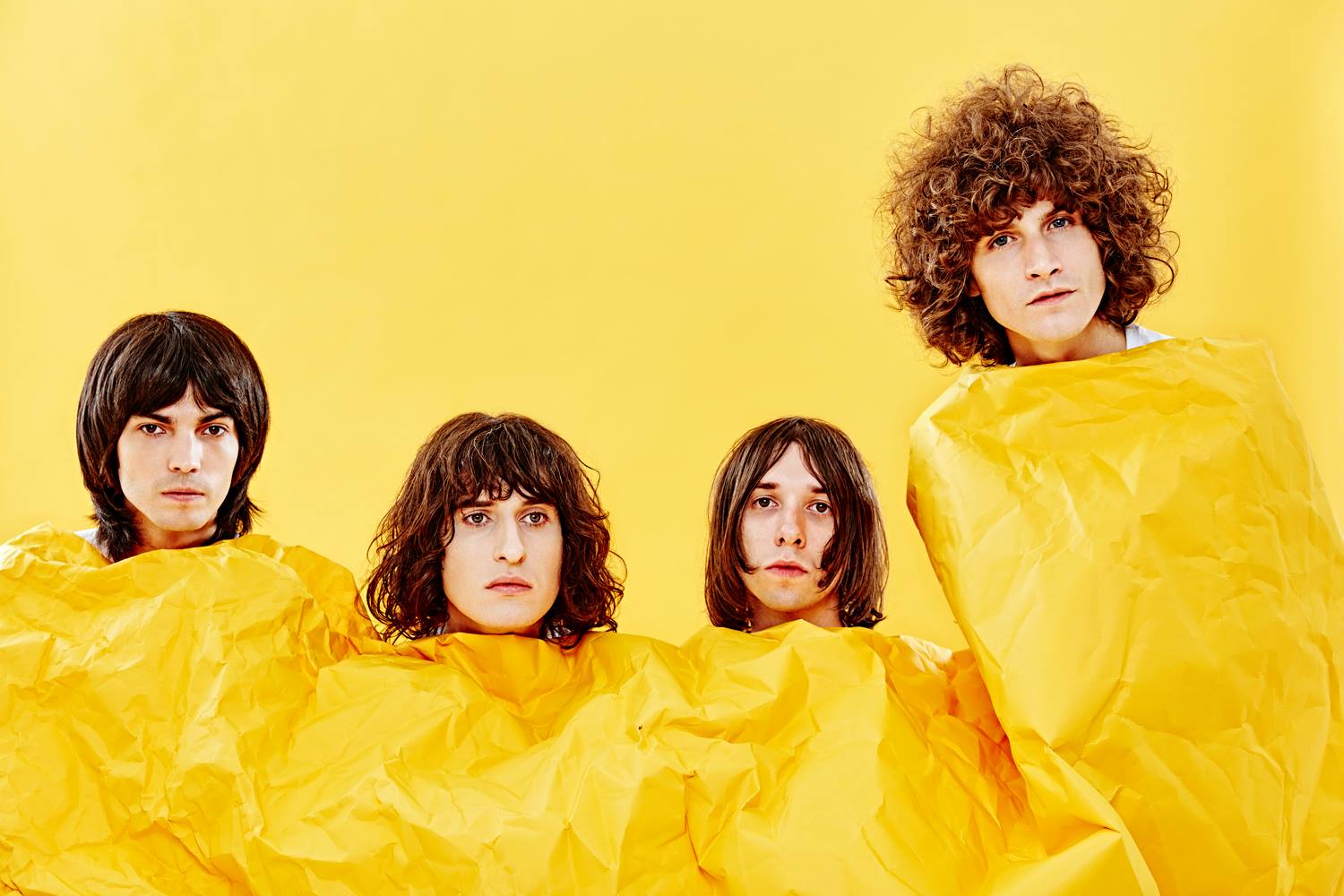 Temples latest band photo which is an ode to Pink Floyd. By Ed Miles. 