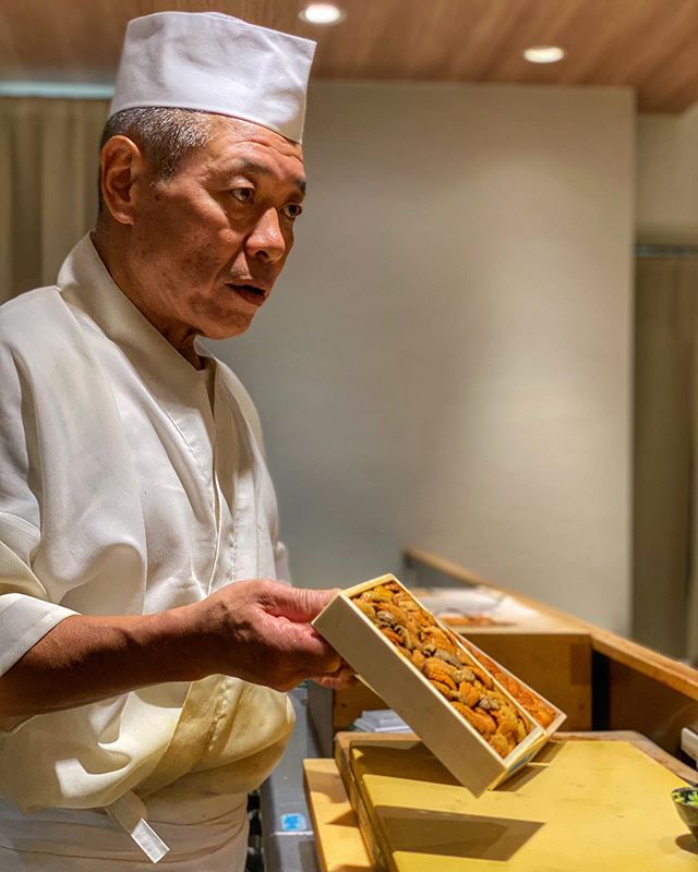 This man is a legend. You will never find a more knowledgeable or dedicated sushi chef in the world. Period. Yasuda-san, thank you. #sushi #tokyo #delicious .
.
.
#japan #travel #instatravel #sushichef #legend #master #travelphotography #Adventure #A