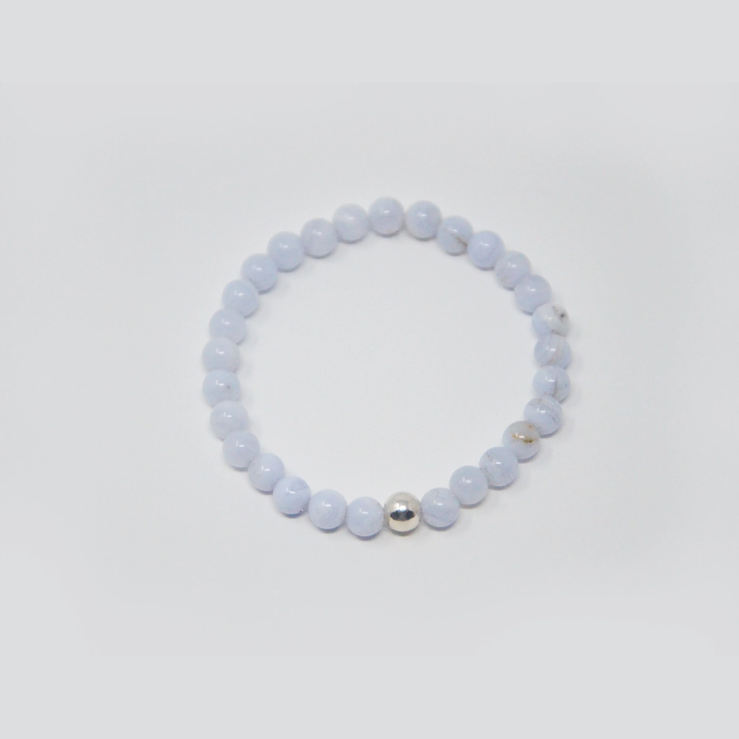Ananda Bracelet - Blue Lace Agate   