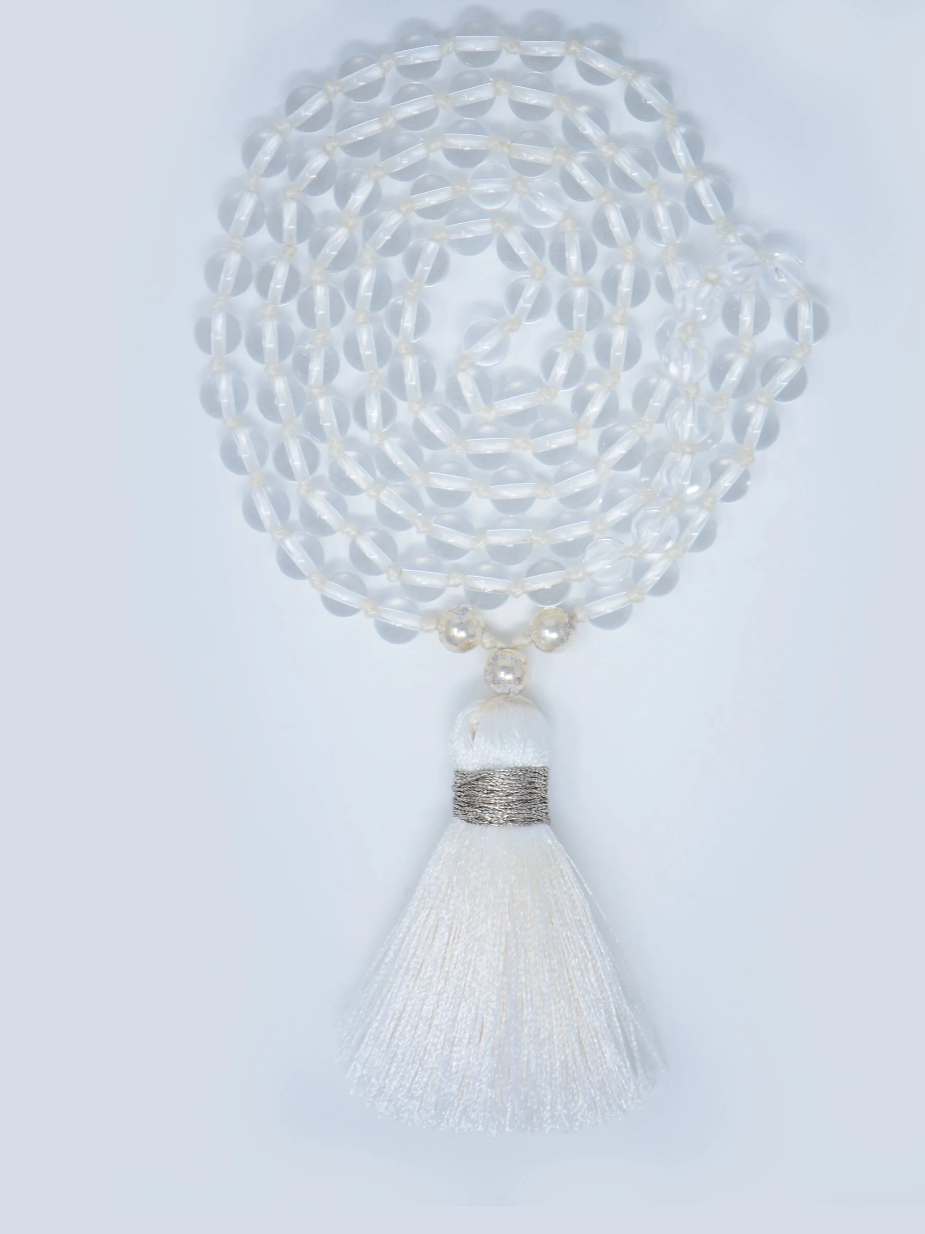 I am Limitless Mala - Clear Quartz