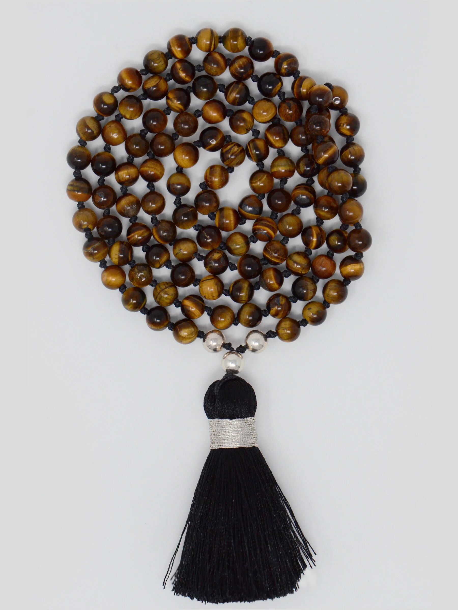 I am Reliable Mala - Tiger Eye 