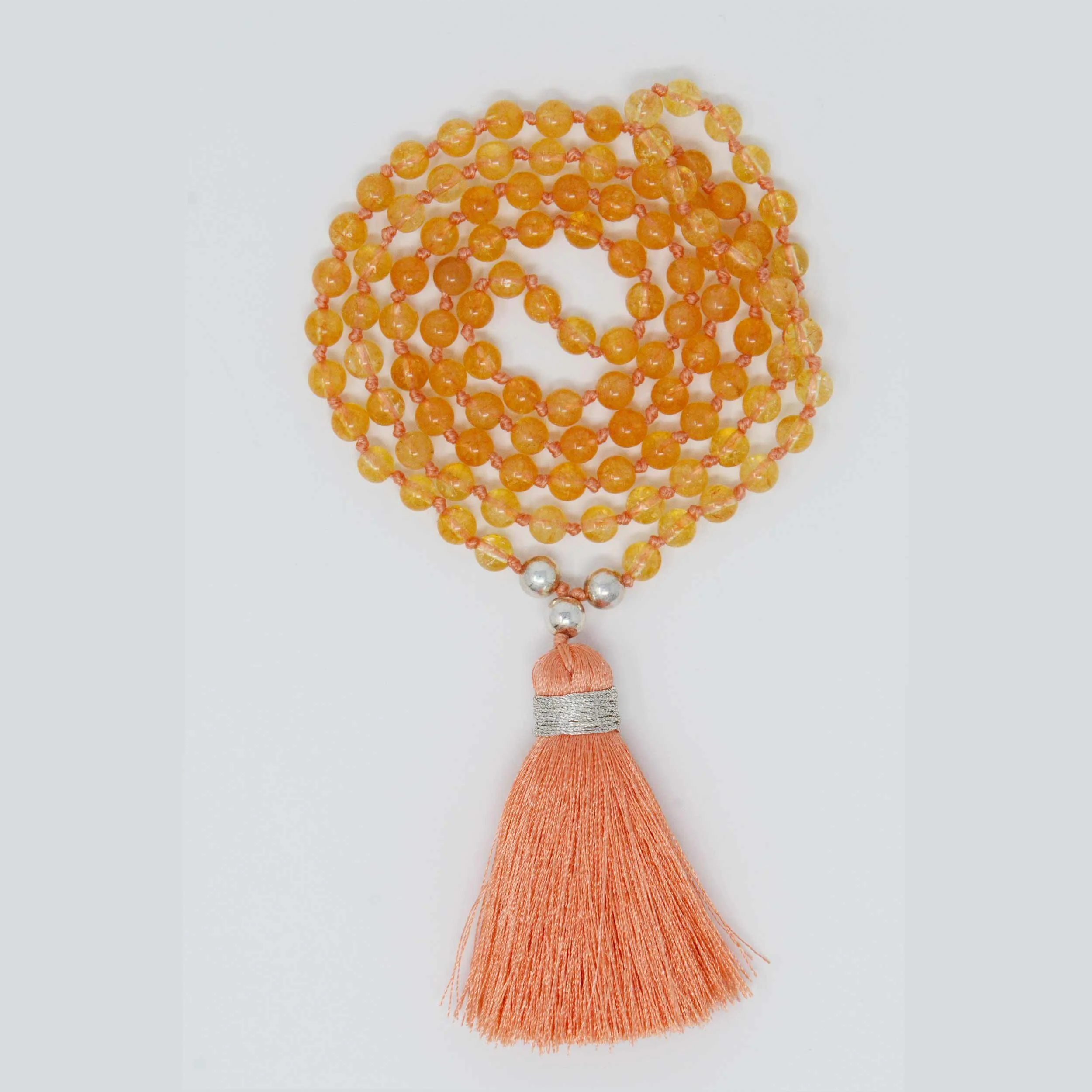 I am Abundant Mala - Citrine