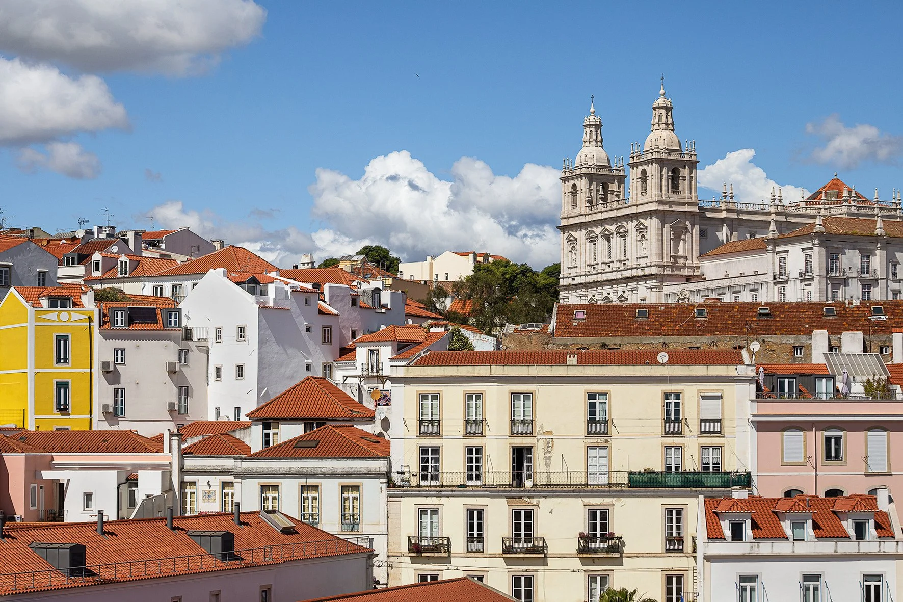 Miradouro das Portas do Sol, Lisbon, Portugal