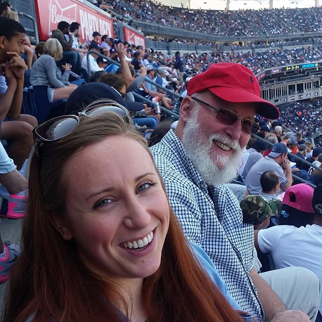 Yankees game with Papa Ayres! ❤