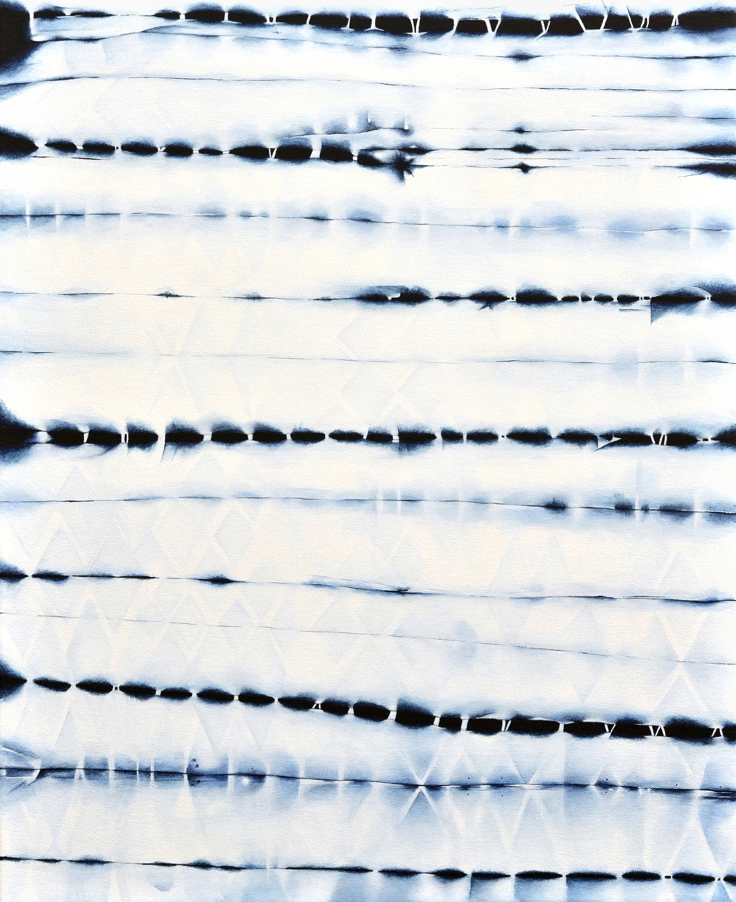 Fiver Beyond , 2011 Acrylic on canvas 22 x 18 inches