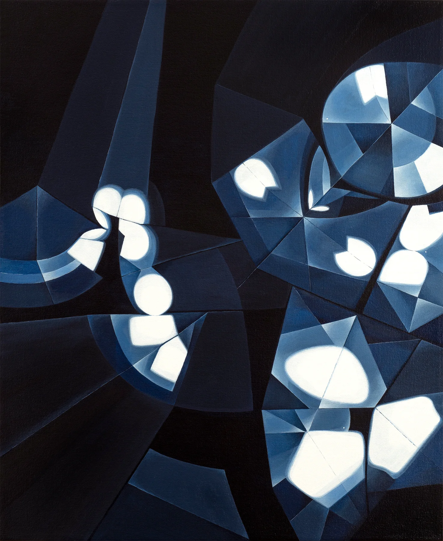 Hard Going , 2018 Acrylic on canvas 22 x 18 inches
