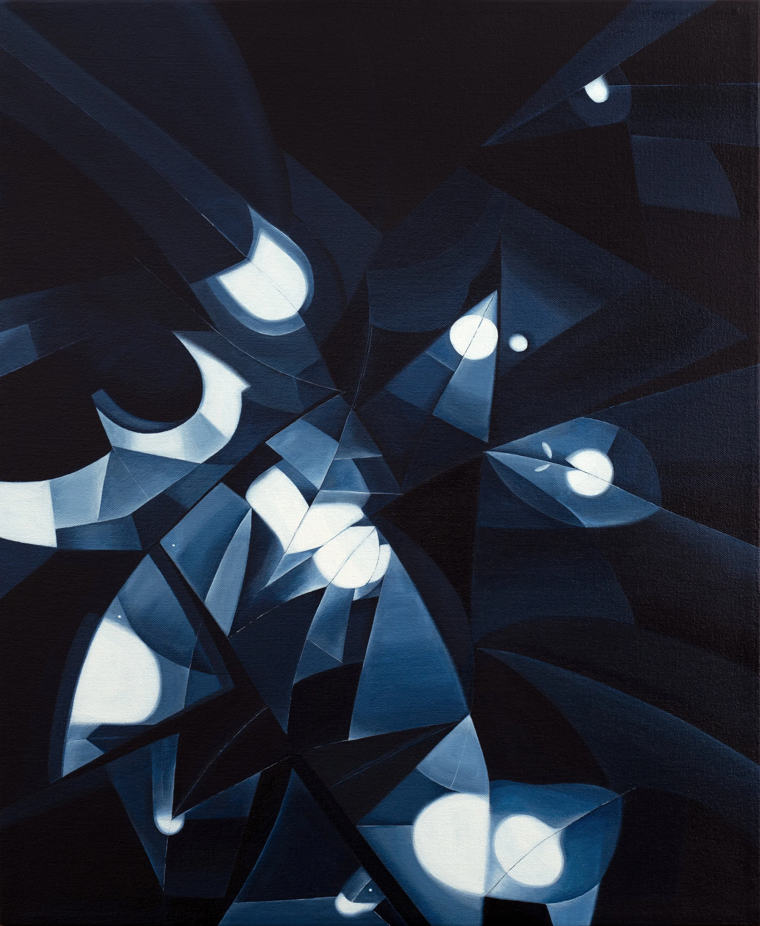 The Great River , 2018 Acrylic on canvas 22 x 18 inches