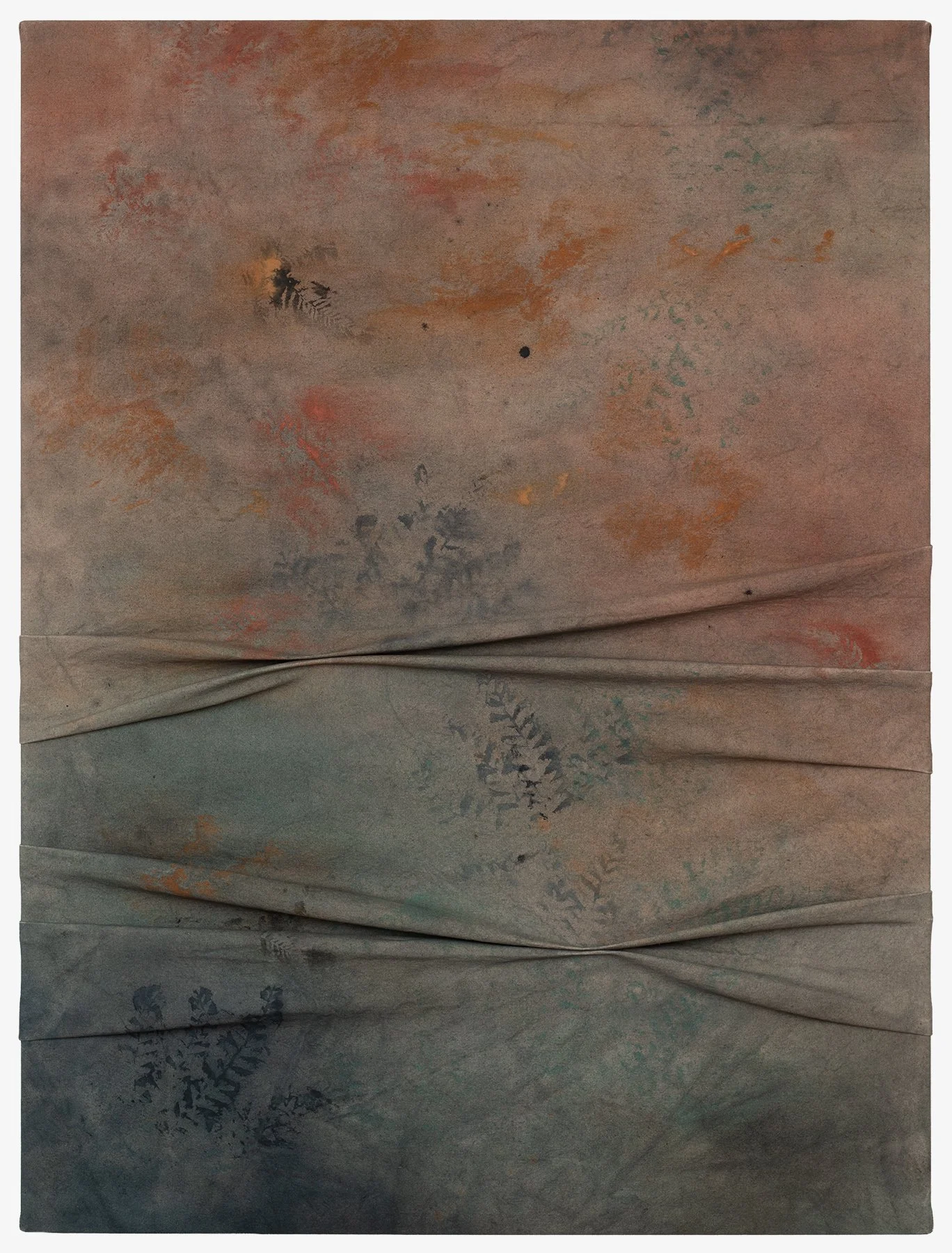   My Daydreams,  2026                                                                                               earth pigments and acrylic on stitched canvas                                                                                         