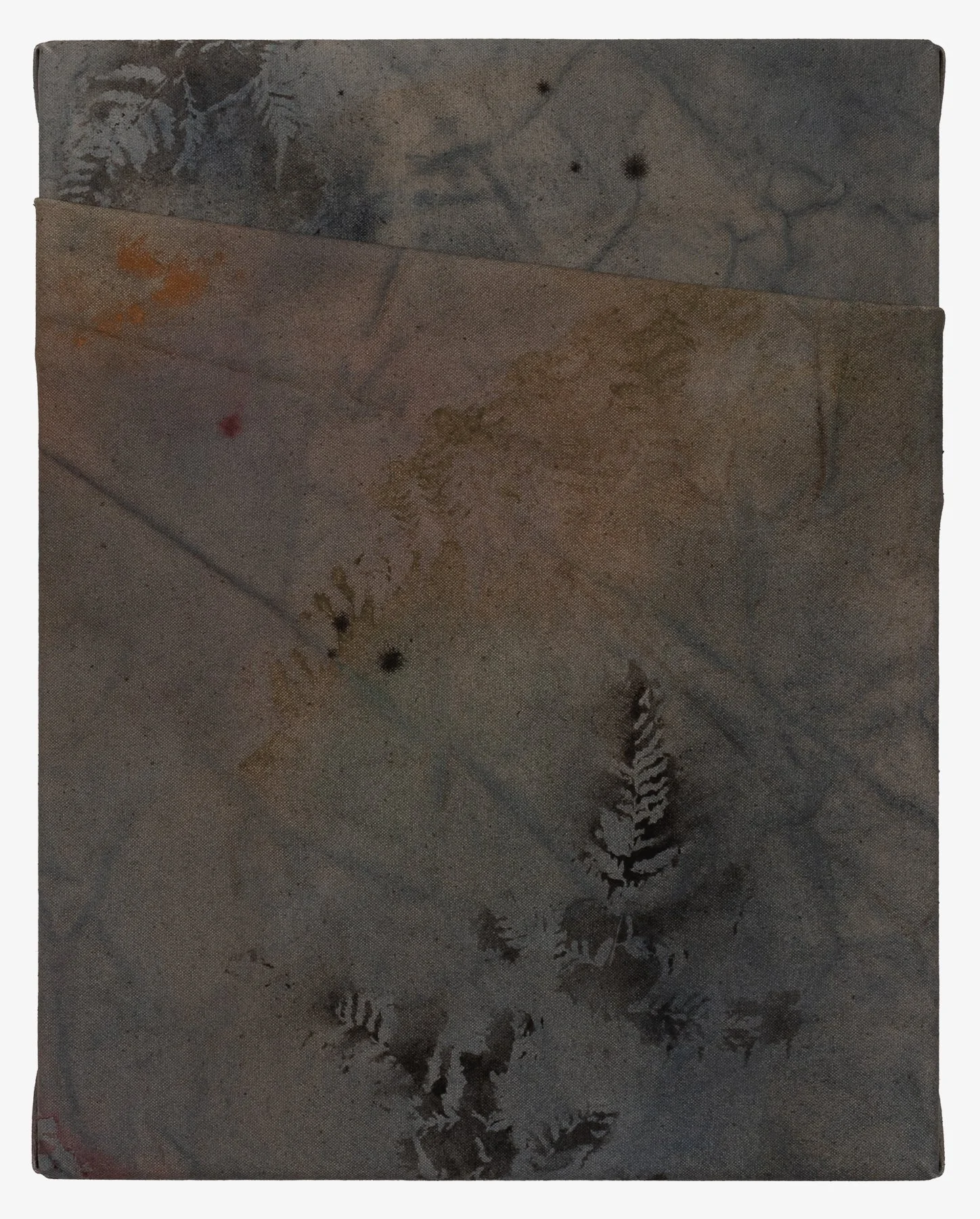   Light of Day,  2026                                                                                               earth pigments and acrylic on folded canvas                                                                                           