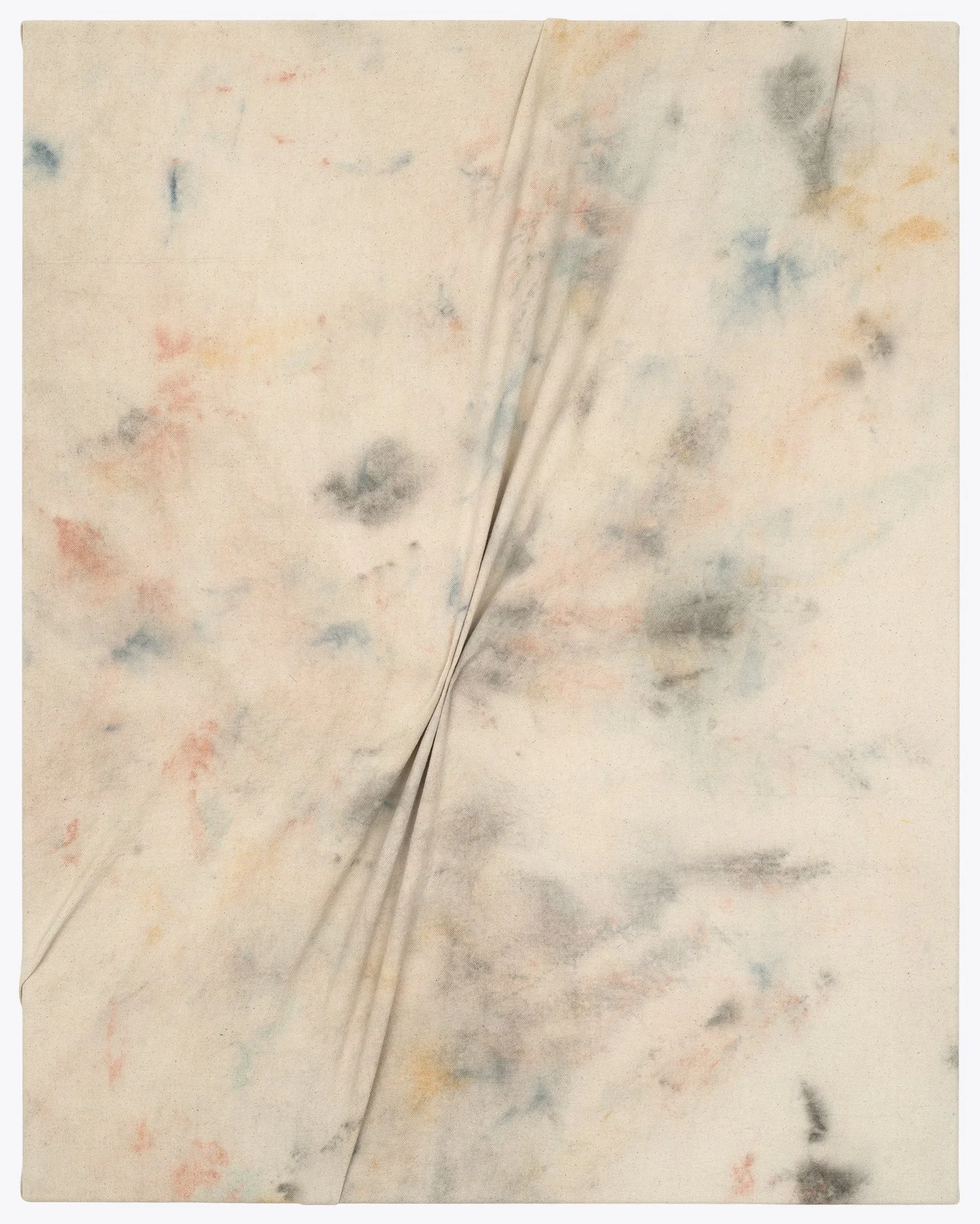  Light Above You,  2026                                                                                               earth pigments on stitched canvas                                                                                               30 